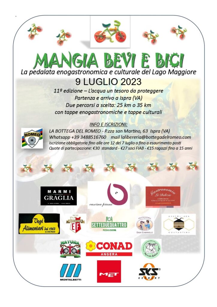 locandina Mangia Bevi Bici 2023