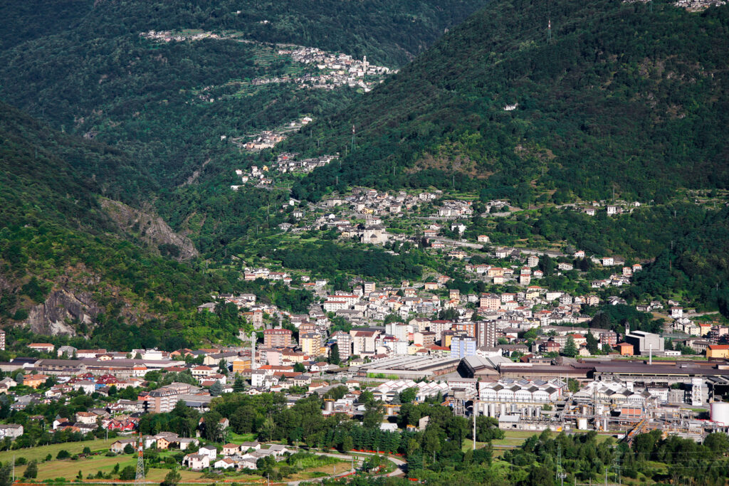 Villadossola - panoramica sul paese e sulle sue frazioni - ph. Paolo Pirocchi