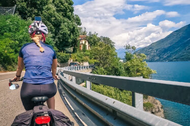 giro del lago maggiore in bici