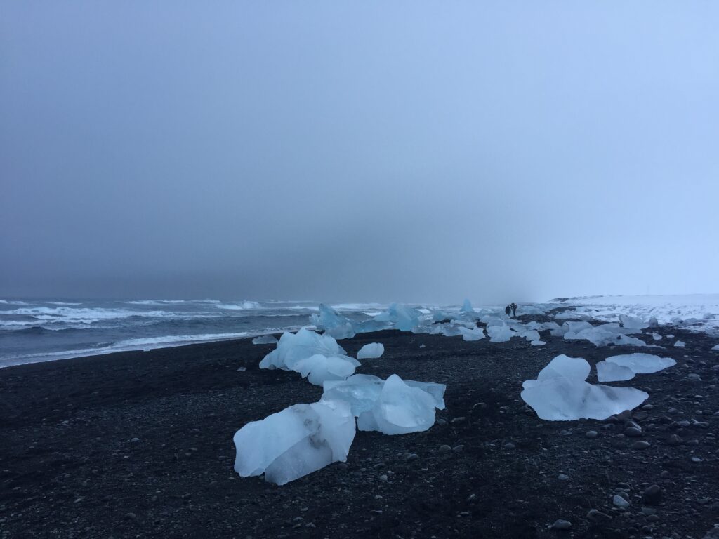 La spiaggia dei Diamanti in Islanda