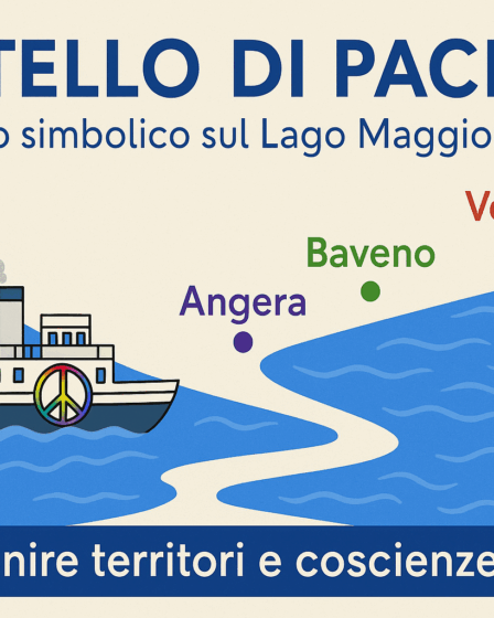 Battello di Pace lago maggiore